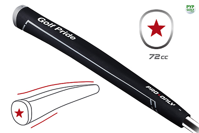 GOLF PRIDE Pro Only Red Star 72cc Putter